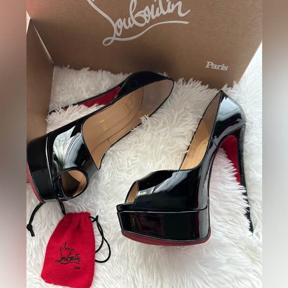 Christian Louboutin Shoes - Christian Louboutin Lady Peep Heels